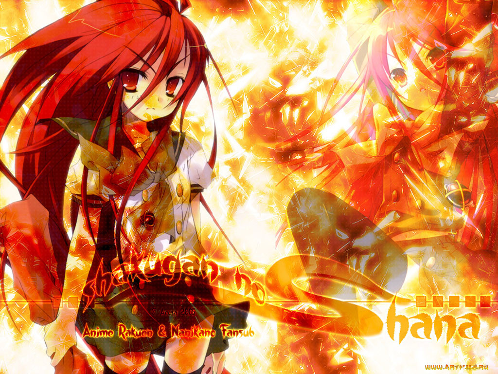 , shakugan, no, shana